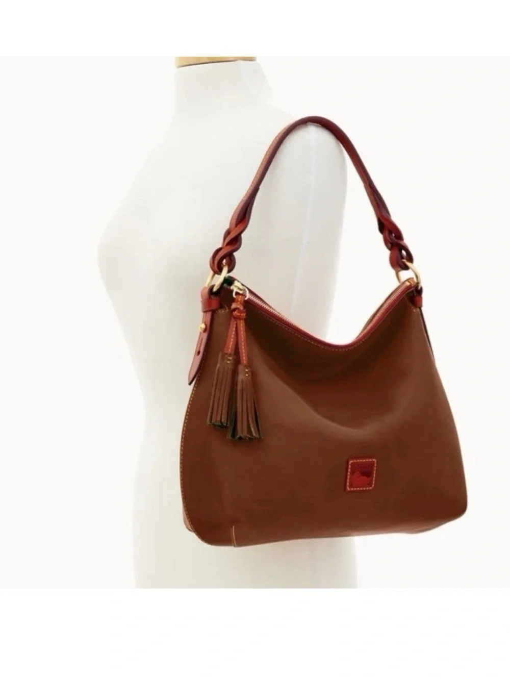 Dooney & Bourke Florentine Hobo Bag with Twist Strap
